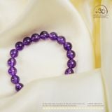  Vòng Tay Đá Thạch Anh Tím 8mm 6A 