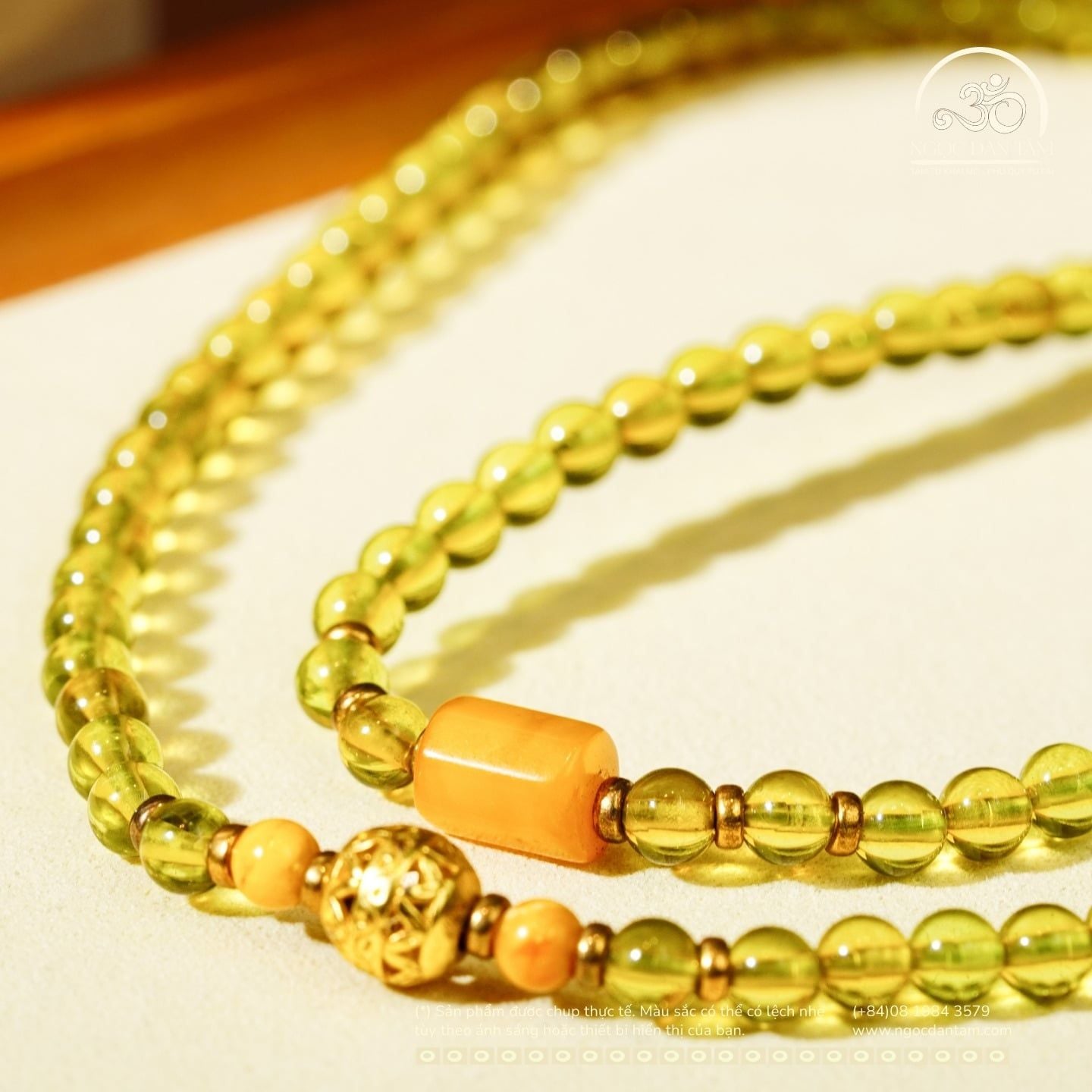  Vòng cổ Tràng Hạt Thanh Phách Niệm Châu 