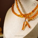  Tràng Hạt Hổ Phách Cognac 27gram 