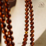  Tràng Hạt Hổ Phách Cognac Đậm 27gram 