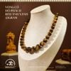 Vòng Cổ Hổ Phách Rêu Ánh Xanh 43gram
