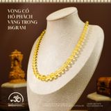  Vòng Cổ Hổ Phách Vàng Trong 16gram 