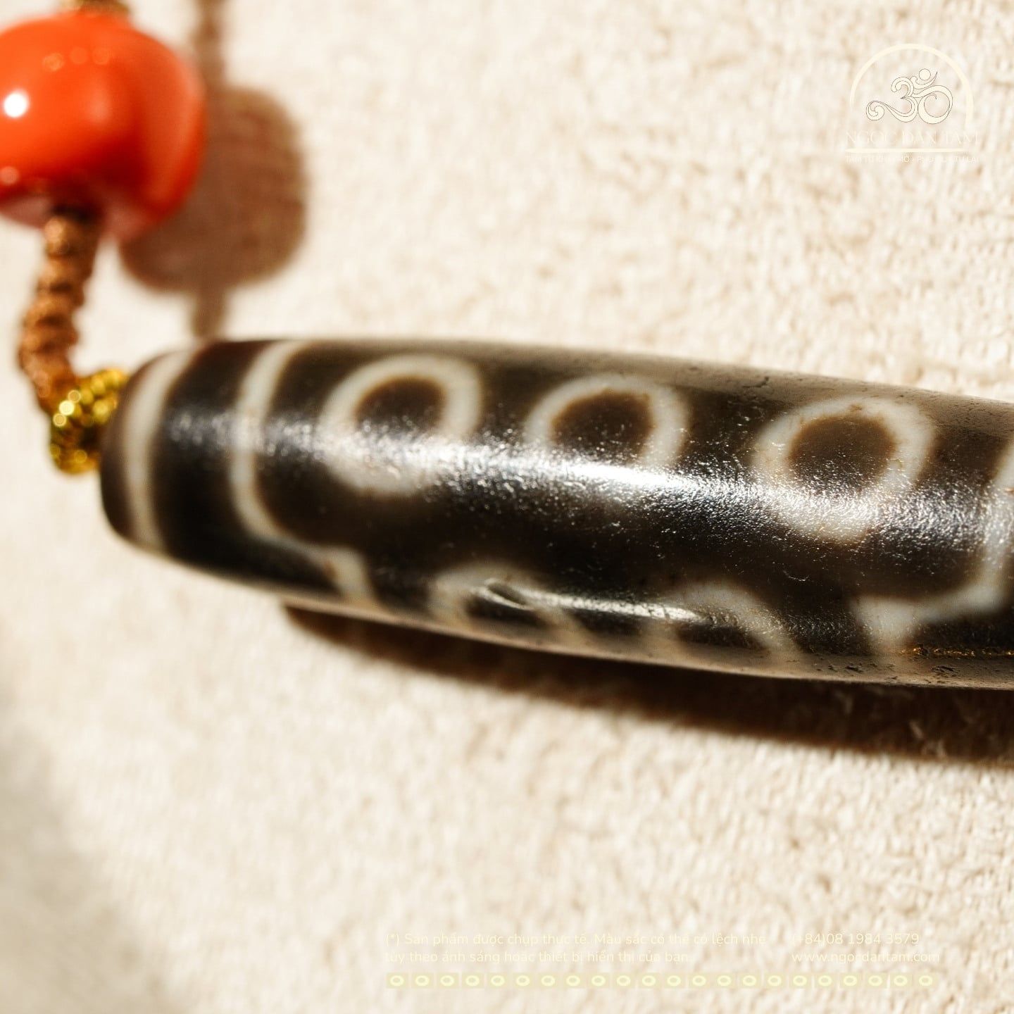  Vòng Cổ Dzi 10 Mắt Đặc Biệt - Xiao Lu  49x13 