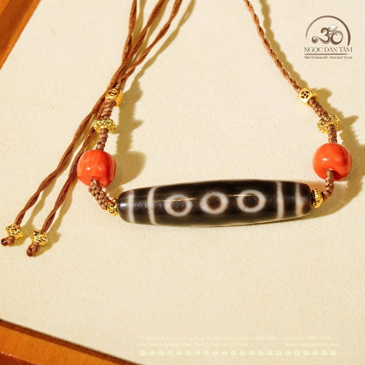  Vòng Cổ Dzi 10 Mắt Đặc Biệt - Xiao Lu  49x13 