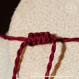  Vòng Cổ Dzi Răng Cọp 3 Mắt Phối Dzi Bảo Bình Hoa Sen Ju Yuan 37x11 