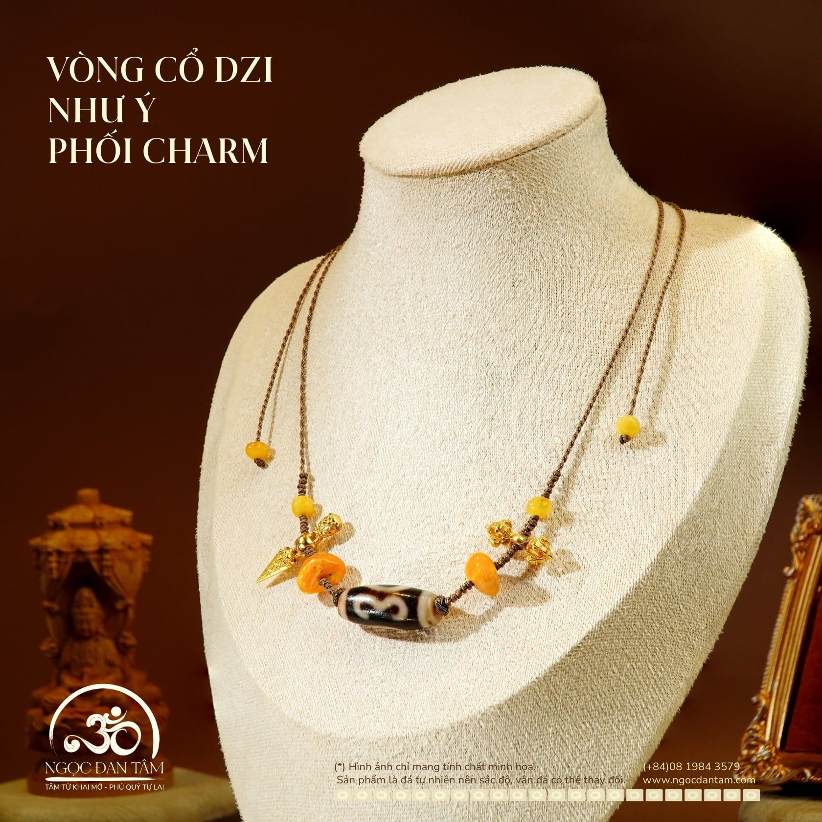  Vòng Cổ Dzi Như Ý 