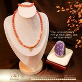  Vòng Cổ Đá Mặt Trời 7mm 4A Phối Charm MDC 12 Con Giáp Vòng Xoay Đính Đá 
