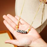  Vòng Cổ Dzi 9 Mắt Phối 