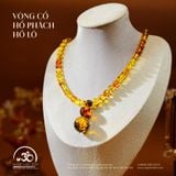  Vòng Cổ Hổ Phách Hồ Lô 