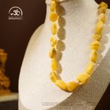  Vòng Cổ Hổ Phách Giọt Bạch 23gram 