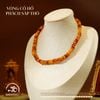  Vòng Cổ Hổ Phách Sáp Thô 