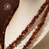  Vòng Cổ Hổ Phách Thô (Chuỗi 6 Vòng) 58gram 