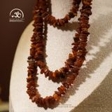  Vòng Cổ Hổ Phách Thô (Chuỗi 6 Vòng) 58gram 