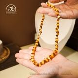  Vòng Cổ Hổ Phách Thô Mix 15gram 