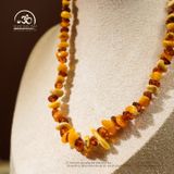  Vòng Cổ Hổ Phách Thô Mix 15gram 