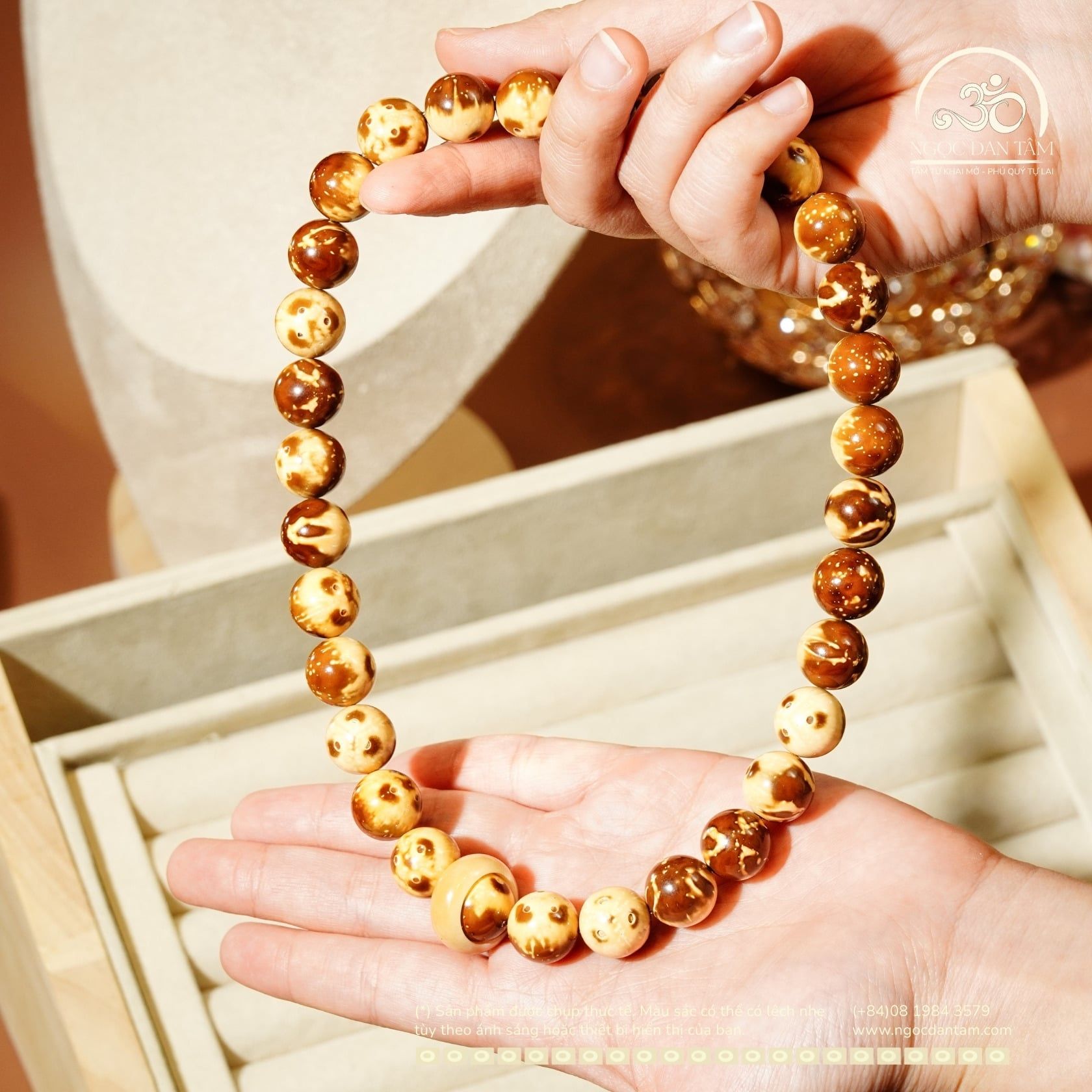  Vòng Tay Hạt Bồ Đề 14mm 