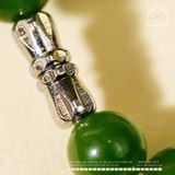  Vòng Cổ Ngọc Bích anada 8mm 5A 