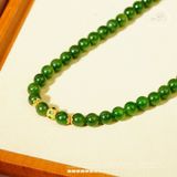  Vòng Cổ Ngọc Bích anada 8mm 5A 