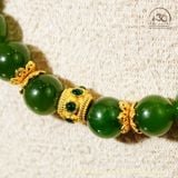  Vòng Cổ Ngọc Bích anada 8mm 5A 