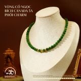  Vòng Cổ Ngọc Bích anada 8mm 5A 