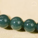  Vòng Cổ Ngọc Hòa Điền 7mm 2A Phối Charm May Mắn 