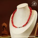  Vòng Cổ San Hô Nhật Lớn Khóa Dẹp 