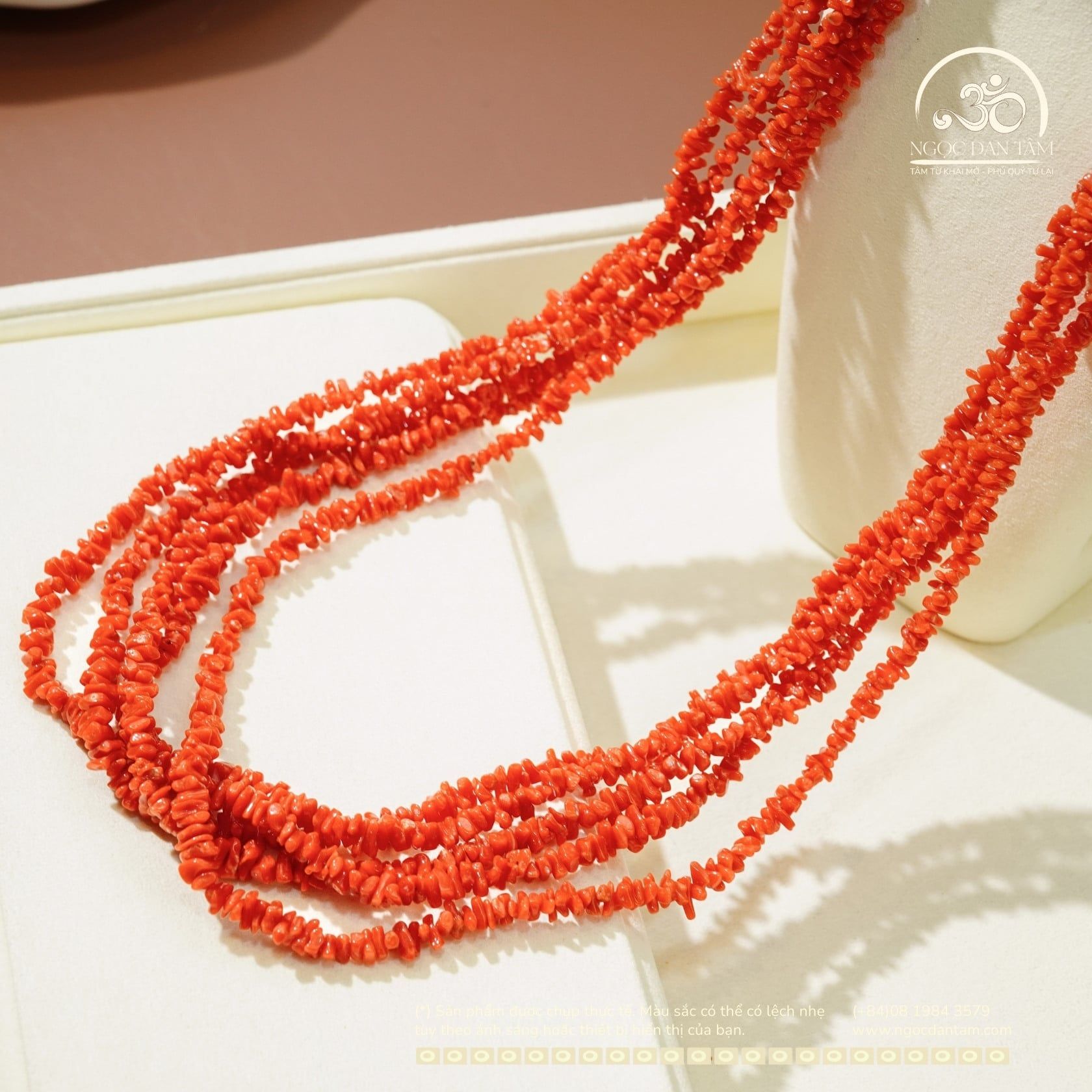  Vòng Cổ San Hô Nhật 5 Vòng 