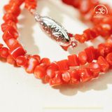  Vòng Cổ San Hô Nhật Nhỏ Khóa Dẹp 