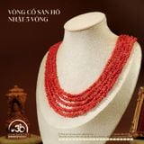  Vòng Cổ San Hô Nhật 5 Vòng 