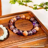  Vòng Tay Auralite Tím 13mm 