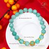  Vòng Tay Amazonite 8mm 2A Phối Charm Bình An 