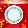 Vòng Tay AmaZonite 8mm 2A Phối Charm Ốp Hoa