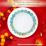  Vòng Tay Amazonite 8mm 2A Phối Charm Kho Báu 