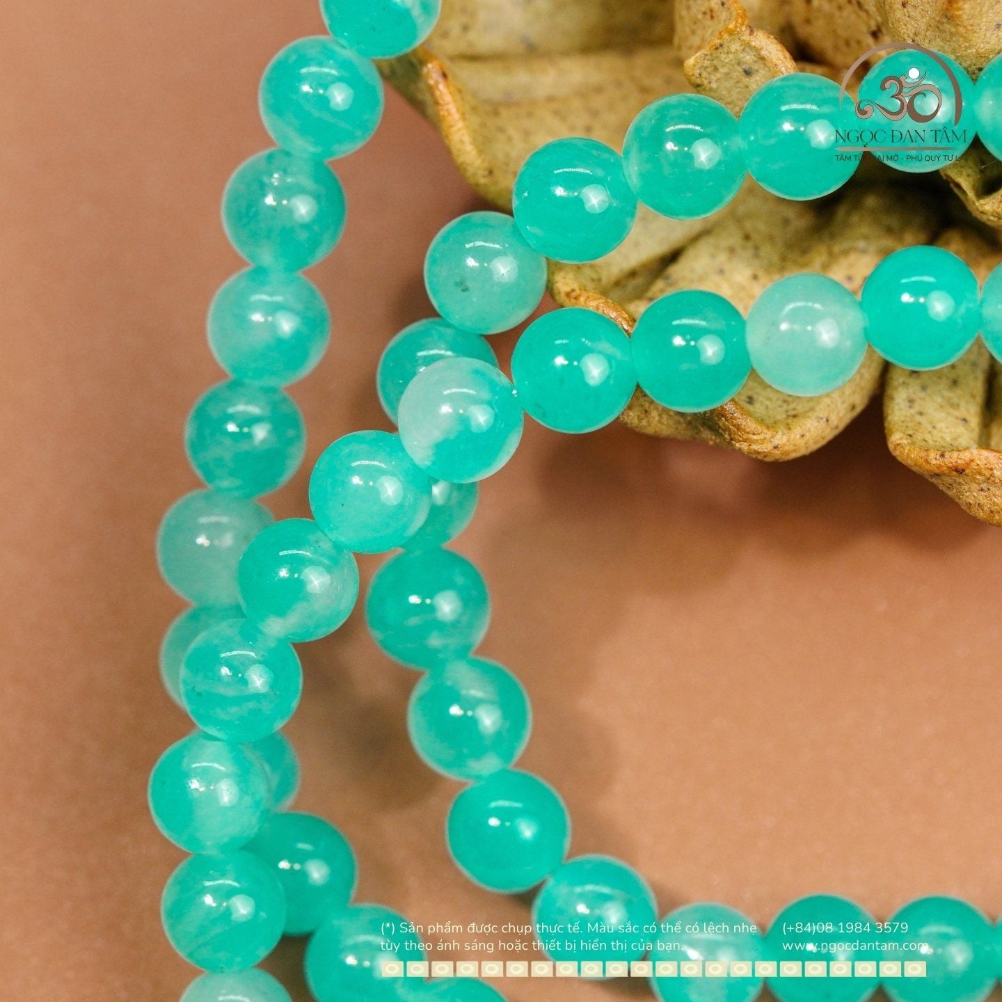  Chuỗi Vòng Tay Amazonite 6mm 5A 