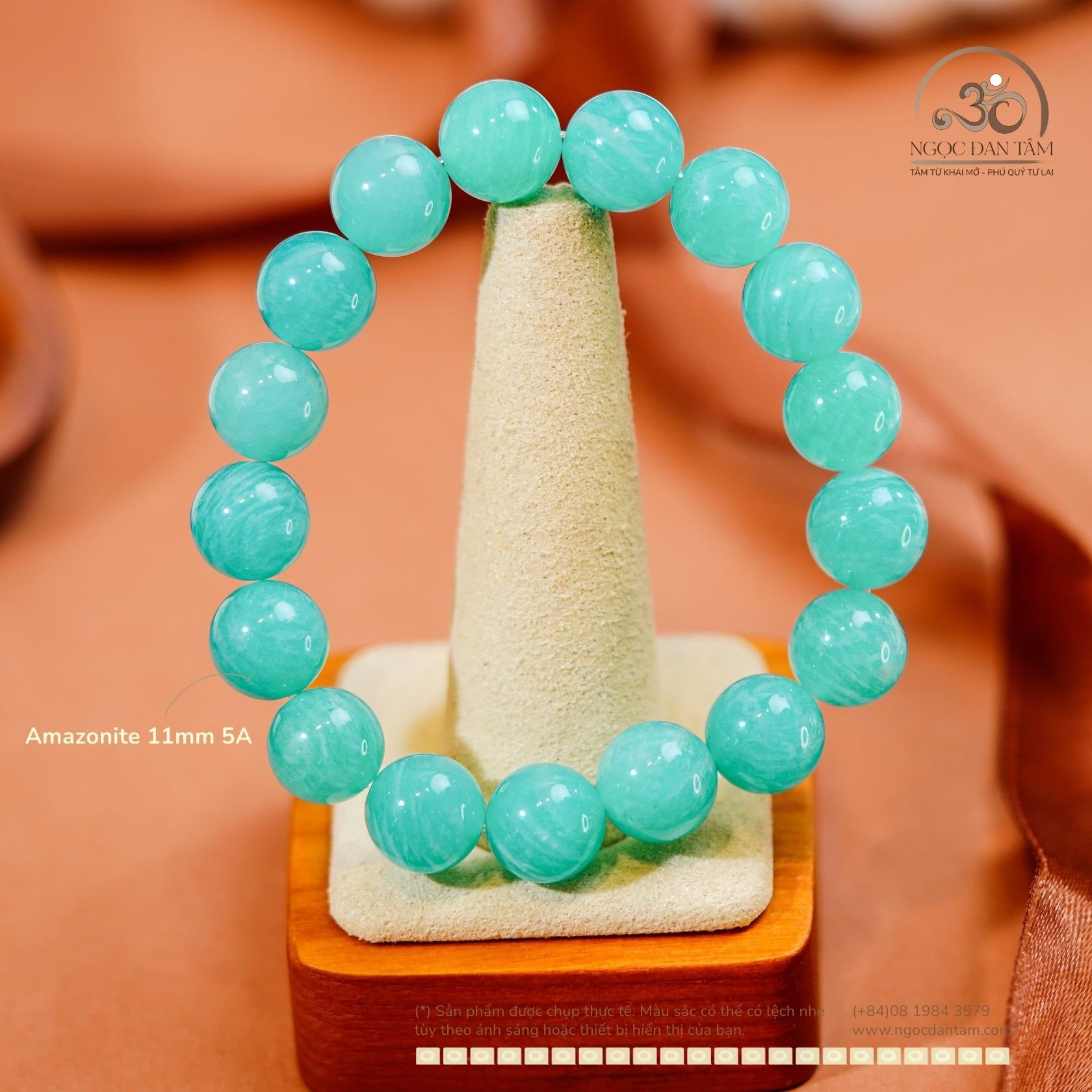  Vòng Tay Amazonite 11mm 5A 