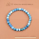  Vòng Tay Đá  Apatite 6mm 2A 