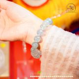  Vòng Tay Đá Aquamarine 12mm 3A 