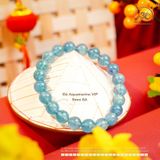  Vòng Tay Đá Aquamarine 9mm 8A VIP 