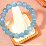  Vòng Tay Đá Aquamarine 9mm 4A 