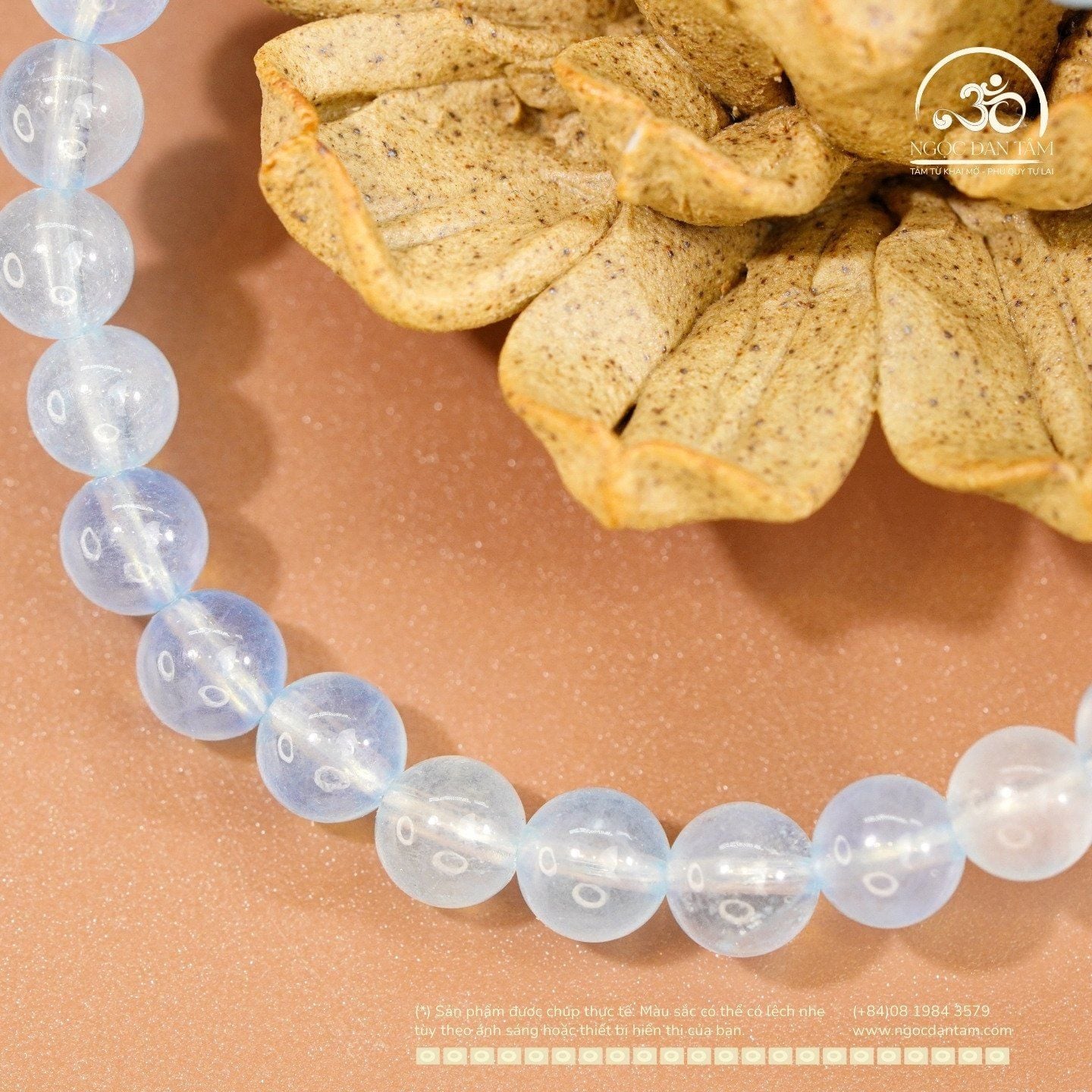  Vòng Tay Aquamarine 6mm 4A 