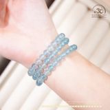  Chuỗi Vòng Tay Đá Aquamarine 6mm 4A 