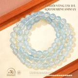  Chuỗi Vòng Tay Đá Aquamarine 6mm 4A 
