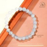  Vòng Tay Đá Aquamarine 7mm 3A 