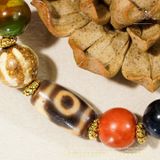  Vòng tay Dzi Phong Thủy Đa Sắc - 2 