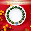 Vòng Tay Diopside 10mm 5A Phối Aquamarine 10mm 8A