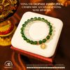 Vòng Tay Diopside 8mm 5A Phối Charm Mặt Dây Chuyền 12 Con Giáp Vòng Xoay Đính Đá