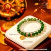  Vòng Tay Diopside 8mm 5A Phối Charm Mặt Dây Chuyền 12 Con Giáp Vòng Xoay Đính Đá 