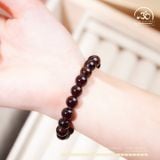  Vòng Tay Đá Garnet Tím 9mm 4A 