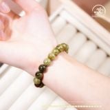  Vòng Tay Đá Ganet Xanh 10mm 3A 