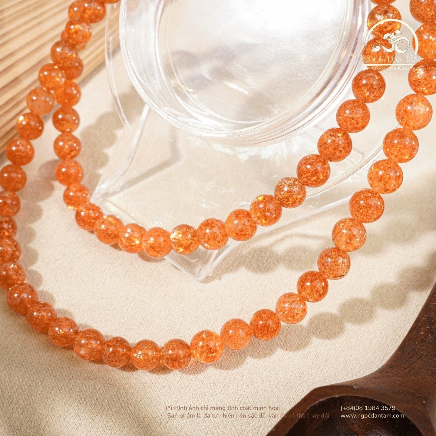  Vòng Tay Hồng Nhật Vận VIP 6,5mm 8A (Chuỗi Quấn Tay) 